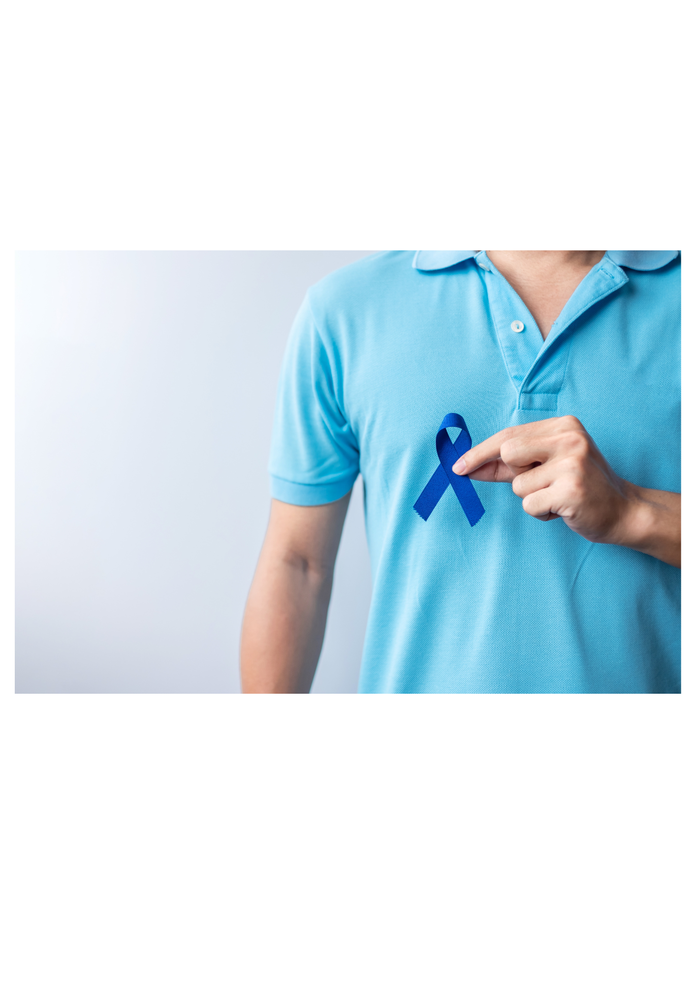 Le ruban bleu est le symbole de la lutte contre le cancer colorectal.