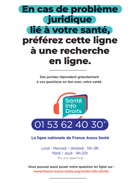 Informations de contact Santé Info Droit