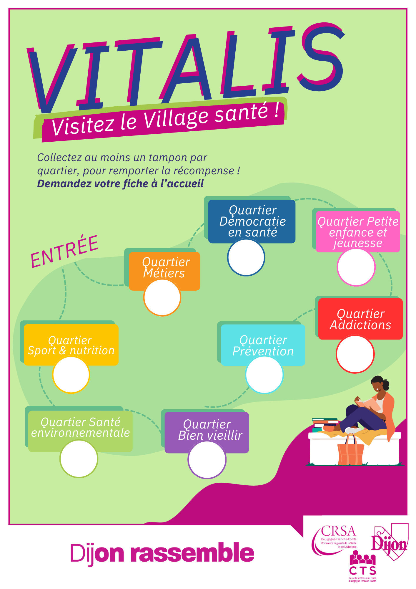 Mini-jeu du Village Santé de Dijon