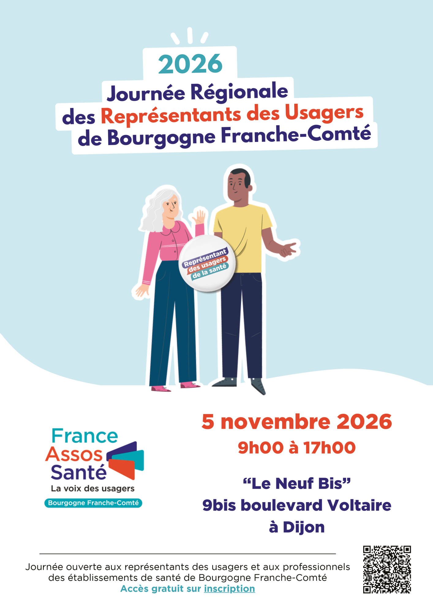 Journée régionale 2026 des représentants des usagers de Bourgogne-Franche-Comté