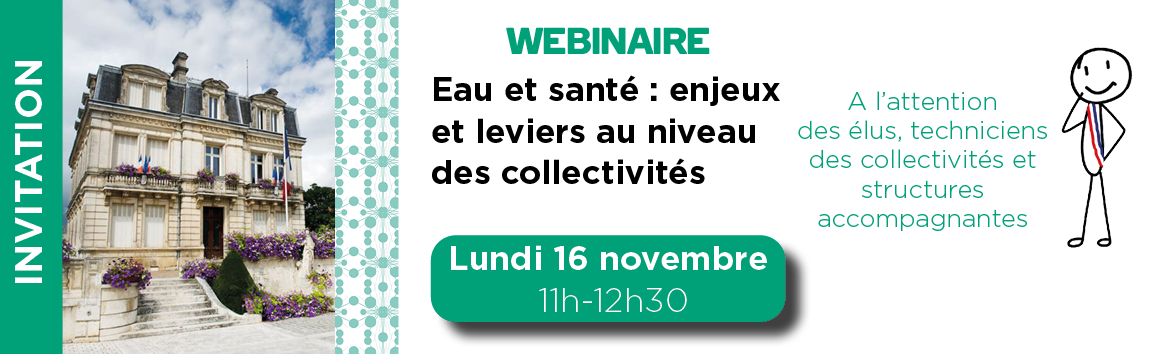 Webinaire Eau et Santé pour les collectivités